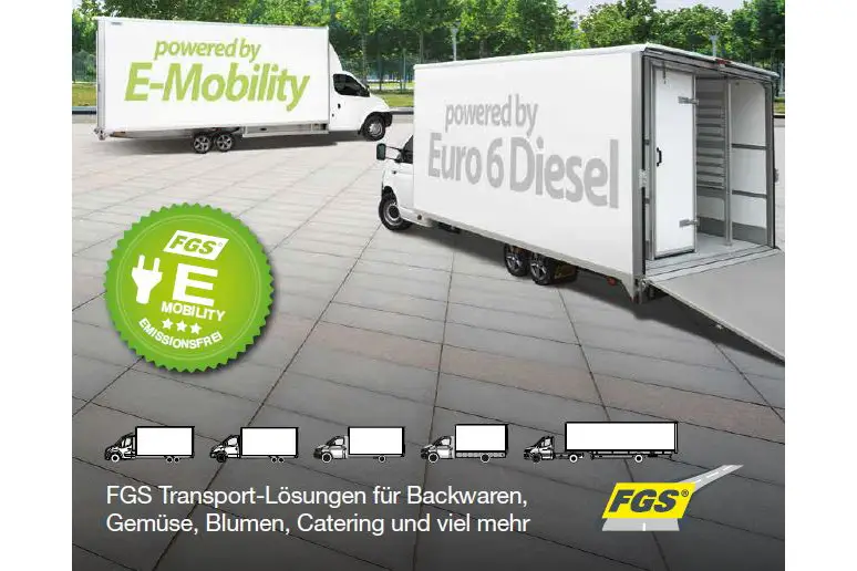 Transporter für Bäckereien, Blumenhändler, Gärtnereien